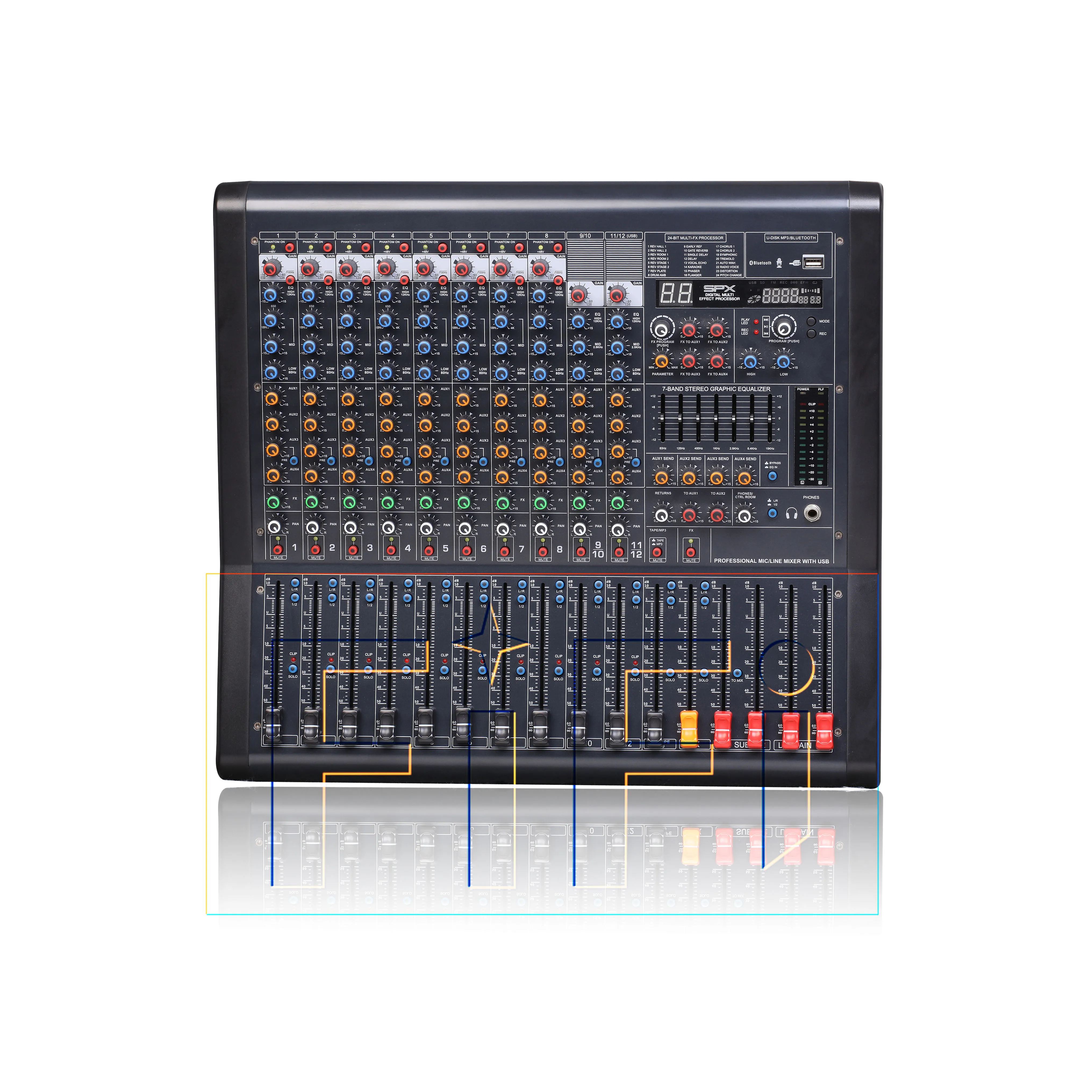 Stereo Surround DSP Processor Stage Live Immersive Sound Equipment
