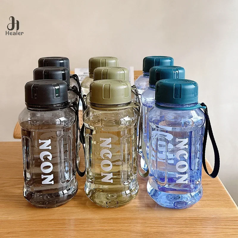 

850/1000/1300ml Large Capacity Water Bottle Gym Fitness Drinking Bottle Outdoor Camping Climbing Hiking Sports Fashion Kettle