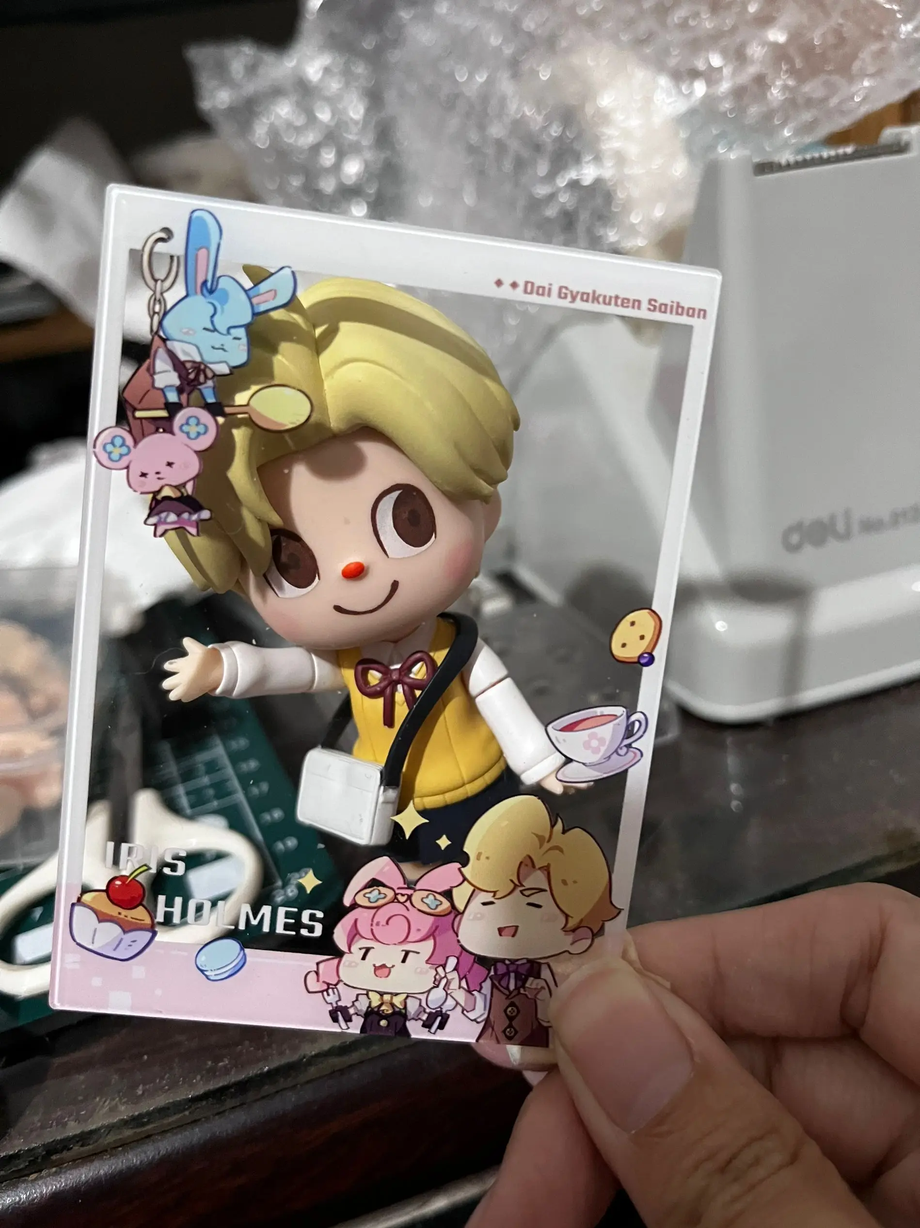 

Anime Ace Attorney Phoenix Wright Susato Mikotoba Kazuma Asogi Iris Watson Barok Van Zieks Cosplay Transcard Lesser Calorie Card
