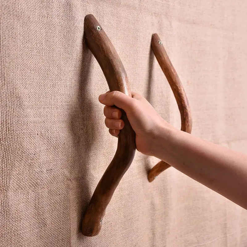 Nordic Creative Log Branch Door Handle Original Ecological Wooden Door Decorative Grab Bar For B&B Studio