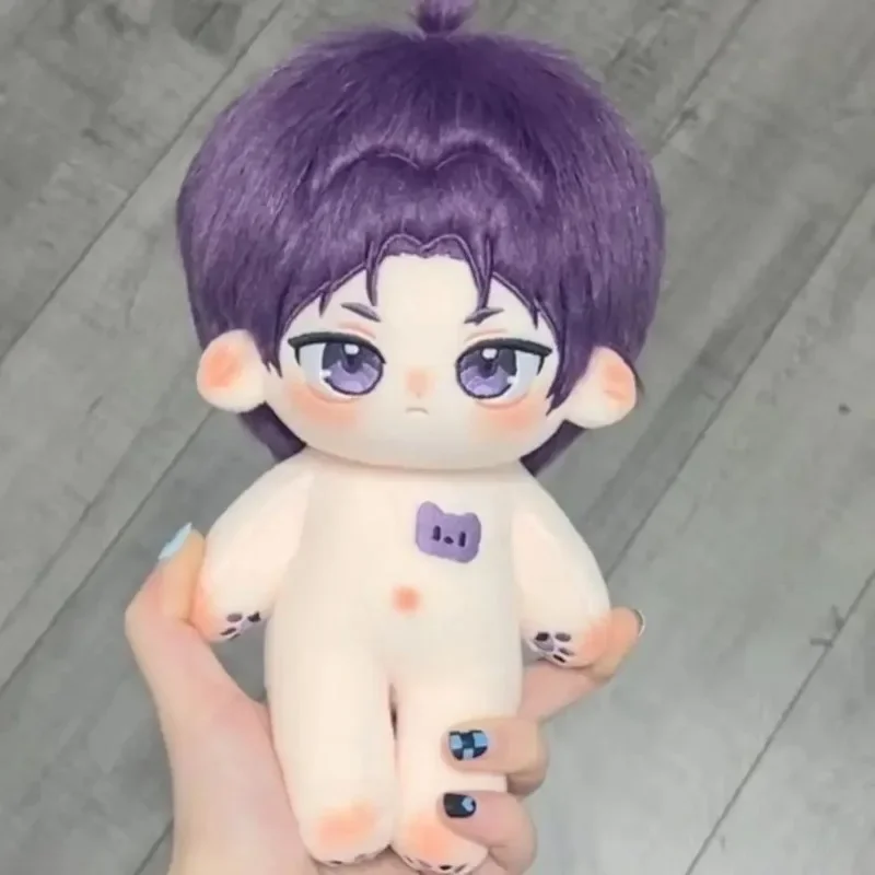 

Stuffed 20cm Mikage Reo Cotton Doll Anime Blue Prison Plush Puppet Toys for Children Adult Kawaii Version Collectible Gift Dolls