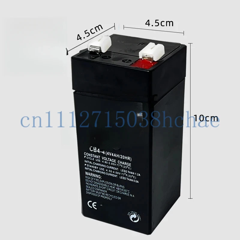 4V4AH Battery Rechargeable lead-acid Accumulator for Children Toy Car Electronic Scale