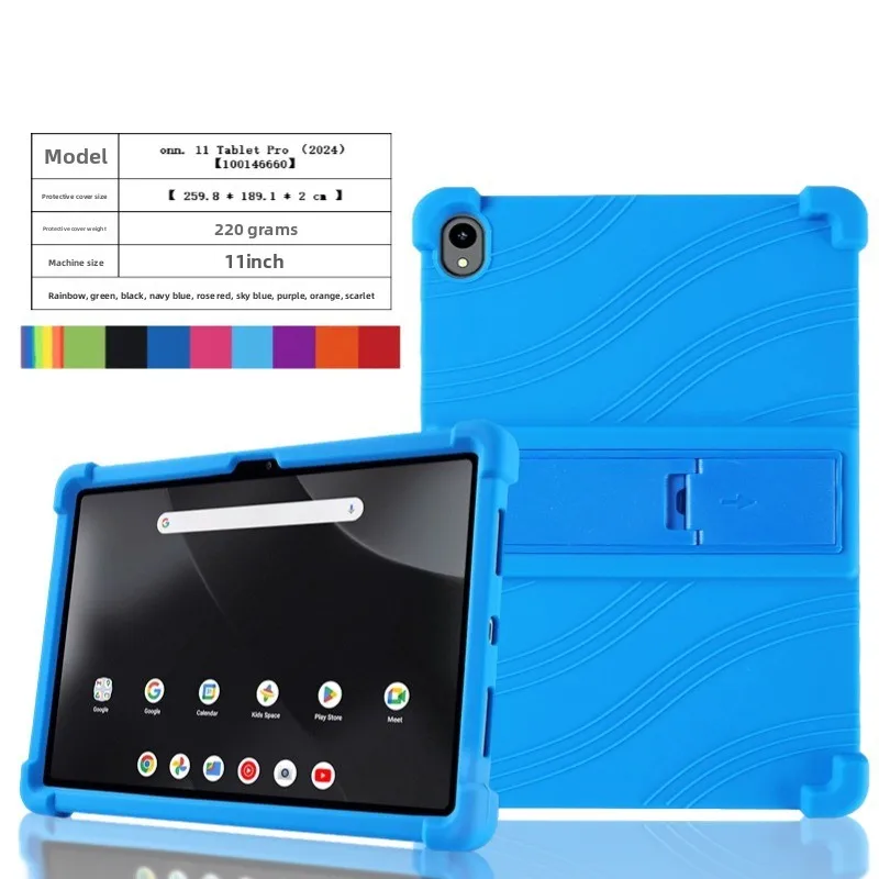 Stoßfeste TPU-Hülle für onn 11 Tablet Pro 2024 100146660, Vollständiger Schutz mit Ständer, Mehrere Farben – Detail 1