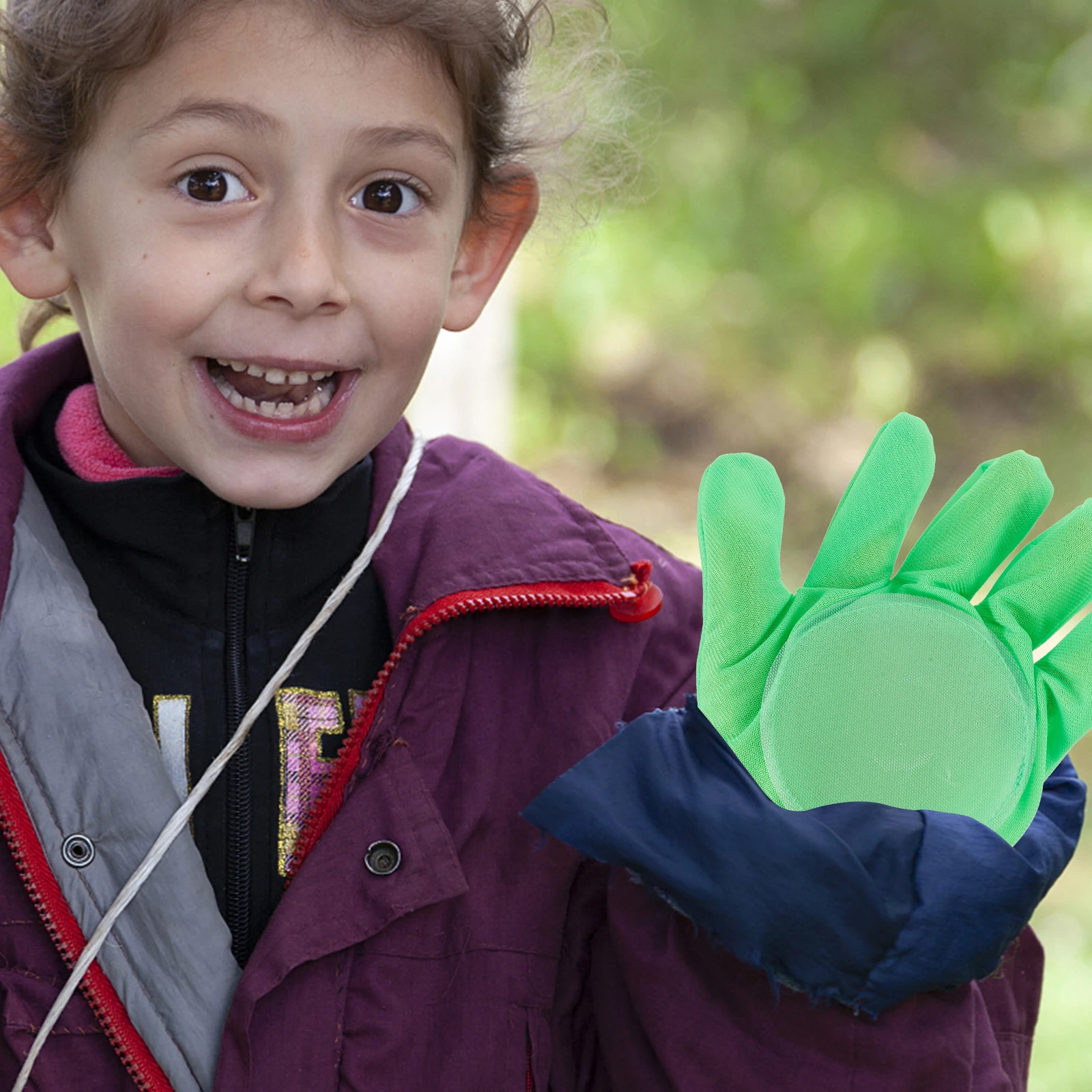 

2pcs Sticky Ball Gloves Reusable Suction Cup Outdoor Indoor Toss Catch Game Kids Playground Ball Catch Mittens Bright