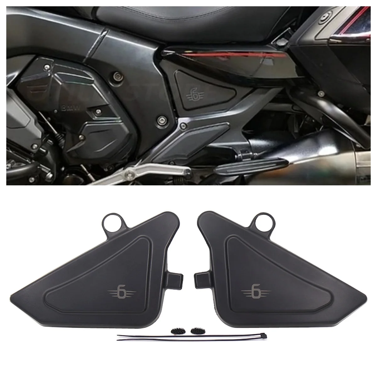 

For BMW K1600 B/GRAND AMERICA K1600B 2018 2019 Motorcycle ABS Frame Both Side Panels Cover Guard Sideboard Fairing Accessories