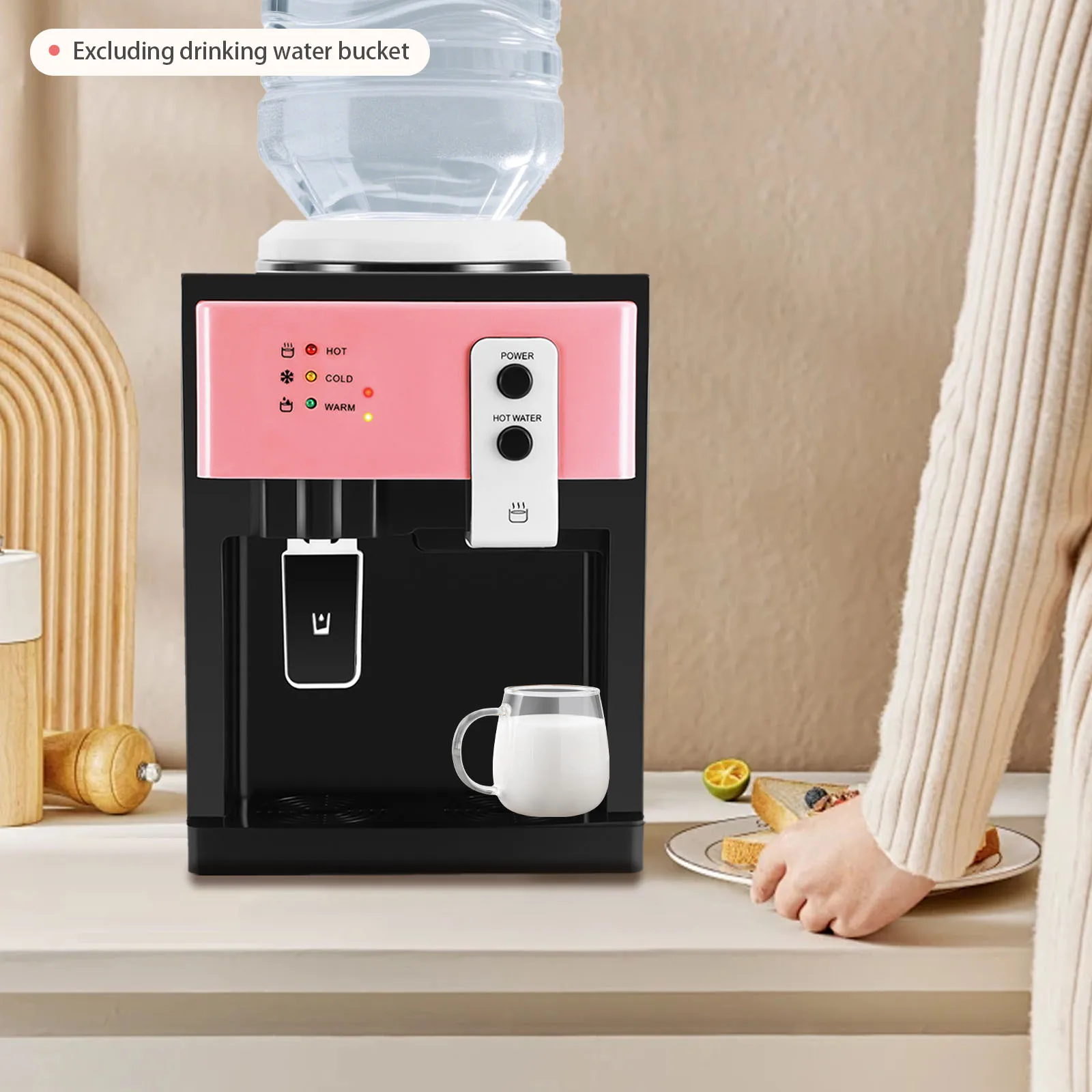 distributeur-d'eau-chaude-froide-rose-distributeur-d'eau-electrique-chargement-par-le-haut-comptoir-controle-a-3-temperatures-petite-taille