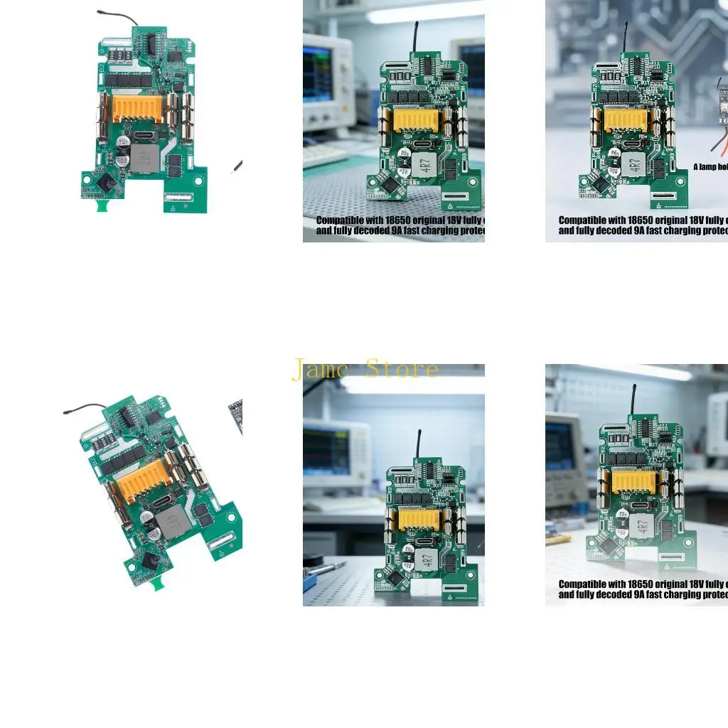 LX0B 45W 9A 18V Battery Protective Board With Multiple Safety For BL1860 BL1850