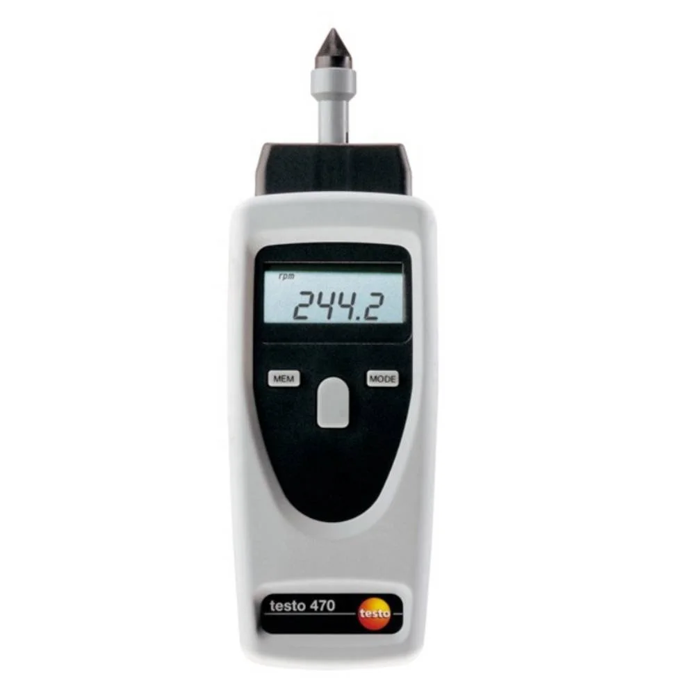 testo 470 contact / non contact type digital rpm tachometer Order-Nr. 0563 0470