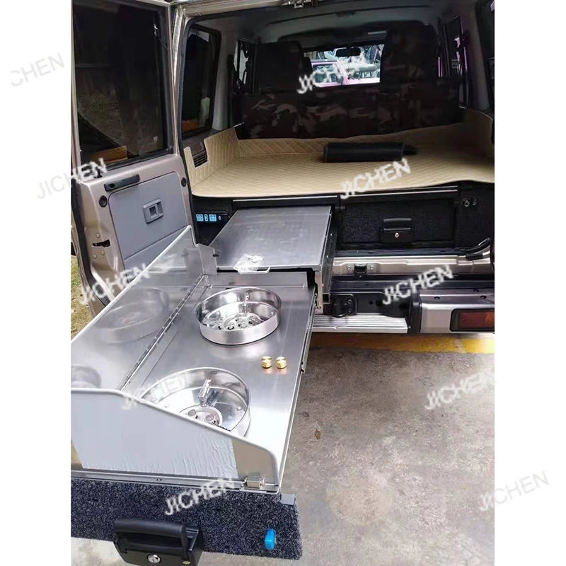 For Off-Road Car Drawer LC76 Car Drawer System Land Cruiser 70 Series Car Storage Drawer