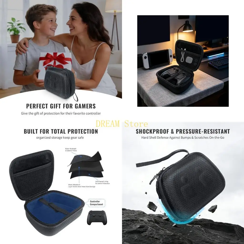 EVA Bag with Pocket Game Controller Travel Carrying Case Scratchproof best sale