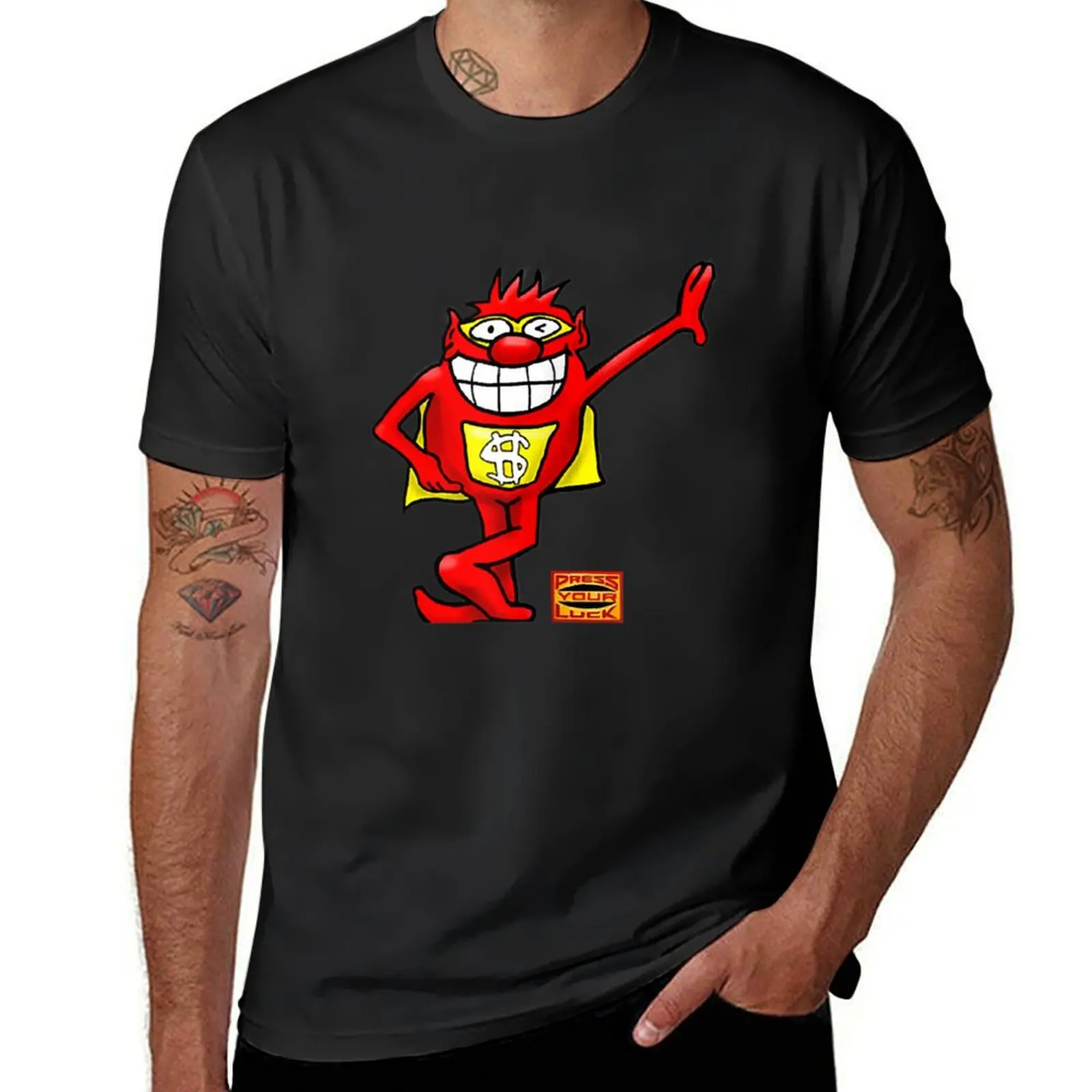 BUZZR Press Your Luck Whammy T-Shirt anime hippie clothes t shirts for men graphic