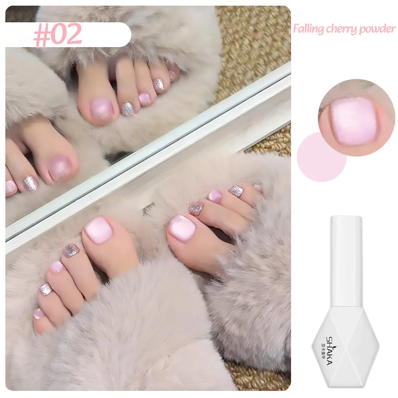 1pcs SHAKA Summer Autumn Spring Feast Cat Eye Pink Purple Green Gel Nail Polish 2025 New Halloween Essential Nail Gel