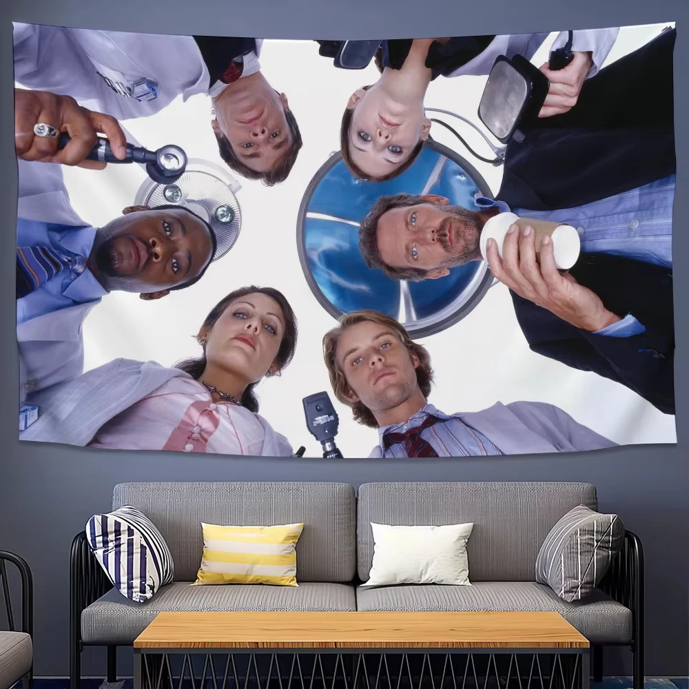 H-House-MD Wandteppich, Dekoration, Schlafzimmer, Schlafsaal, Hintergrund, Tuch, Urlaub, Zuhause, Party, Wohnzimmer, Club-Tuch