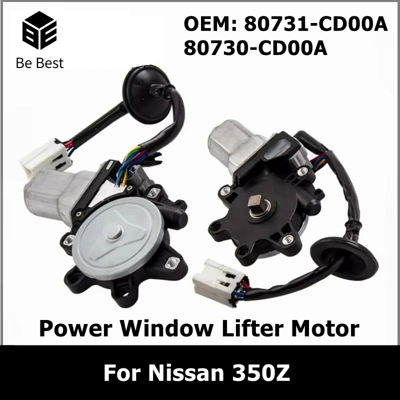 Front Right Left Power Window Lifter Motor for Nissan 350Z Convertible/Coupe for Skyline Infiniti G35 80731-CD00A 80730-CD00A