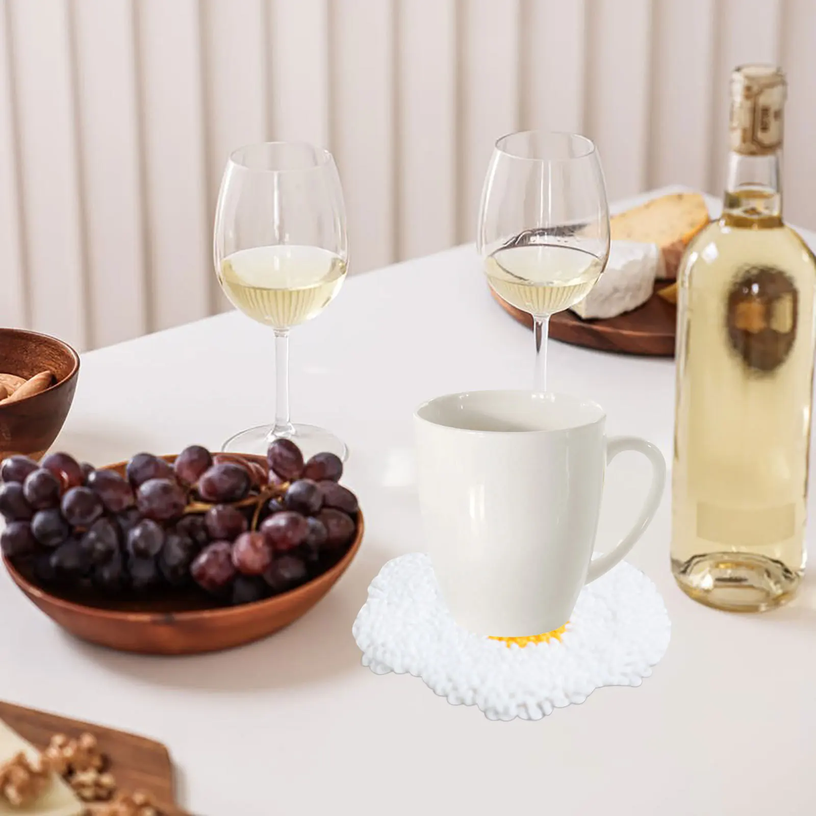 

1Set Coaster Punch Needle DIY Material Perfect Learning Tool Convenient Use Friends Share Punch Needle Kit DIY Material