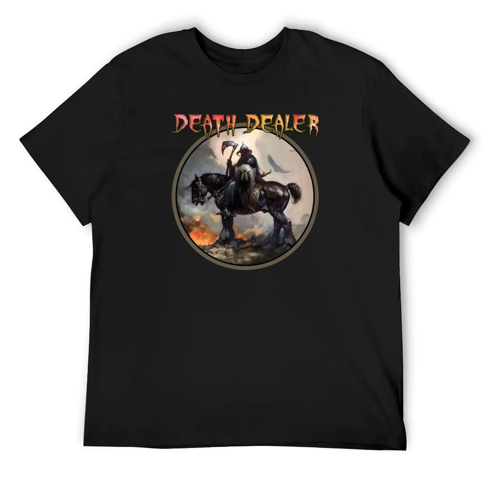 

Death Dealer (For Light Shirts) T-Shirt shirts graphic tee blanks summer top anime clothes Men's cotton t-shirt