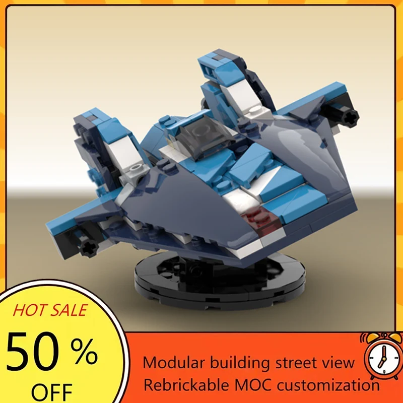 

Набор из 151 детали: Популярная модель космического корабля из фильма «Звездные войны», конструктор MOC, модульные технологичные блоки, подарок на праздник, игрушка для сборки, детский набор