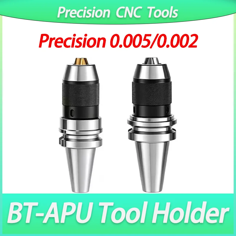 BT30 BT40 BT50 APU08 APU13 APU16 BT APU Tool Holder Self-Tightening Tool Holder Automatic Drill Chuck Tool Holder Bracket Tool