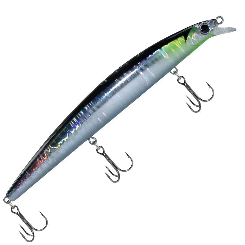 AOCLU Floating Big Minnow 140 mm 21 g harter Köder Wobbler Jerkbait Köder Magnet Gewichtsübertragung für einfache Fernwurfsköcher – Detail 7