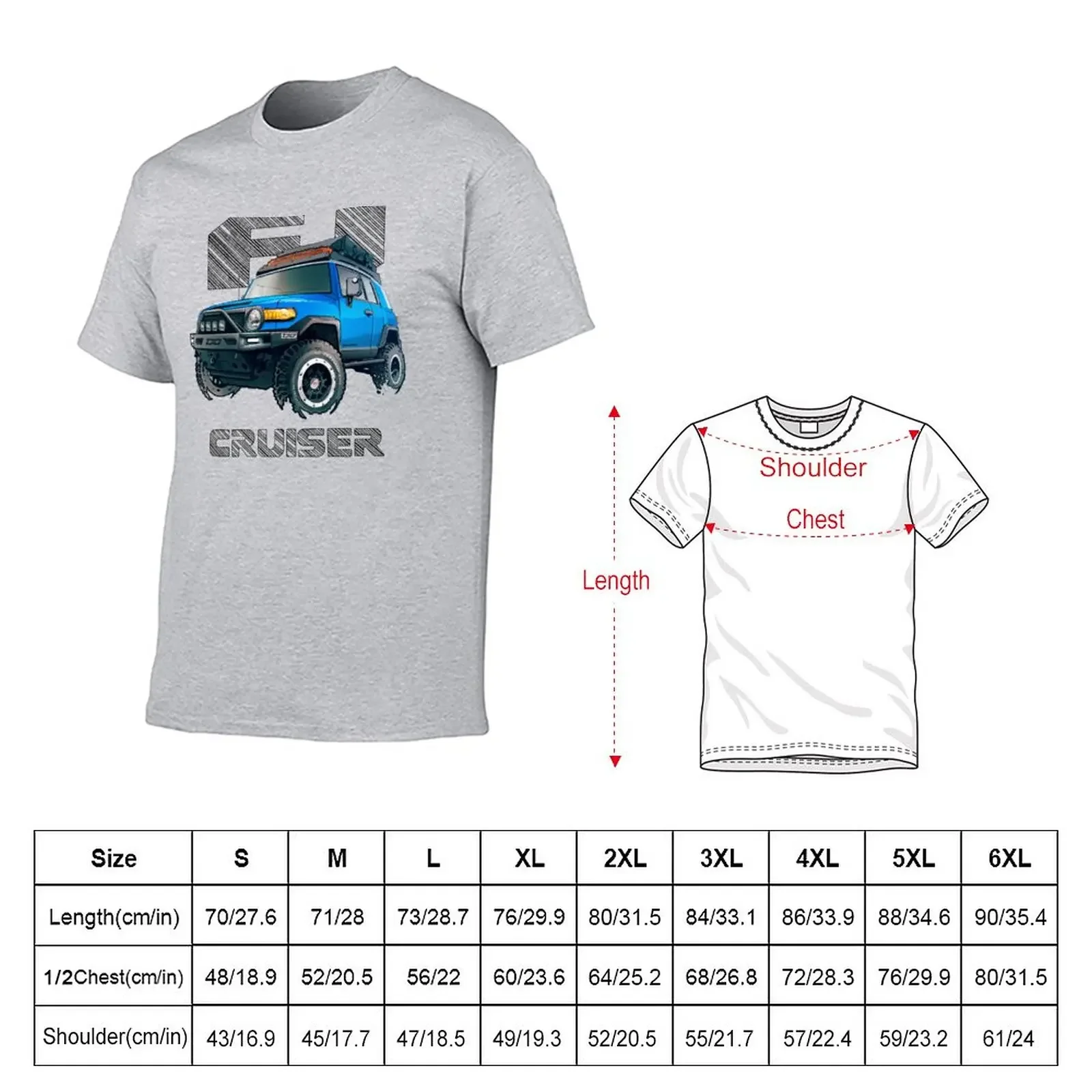 FJ Cruiser (XJ10) - VooDoo Blue T-Shirt for a boy cute tops mens t shirt