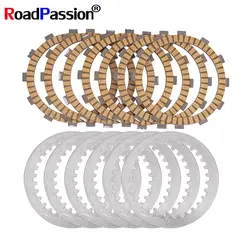 Road Passion Motorcycle Accessories Clutch Plate & Steel Friction Disc Kit For Yamaha XVS650 Drag Star 1997-2002 22U-16321-00-00