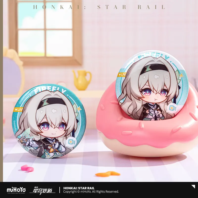 Honkai Star Rail Official Merch miHoYo Original Authentic JMDHYS Series Brooch Set Dan Heng Jing Yuan Blade Kafka Anime Brooch ﻿