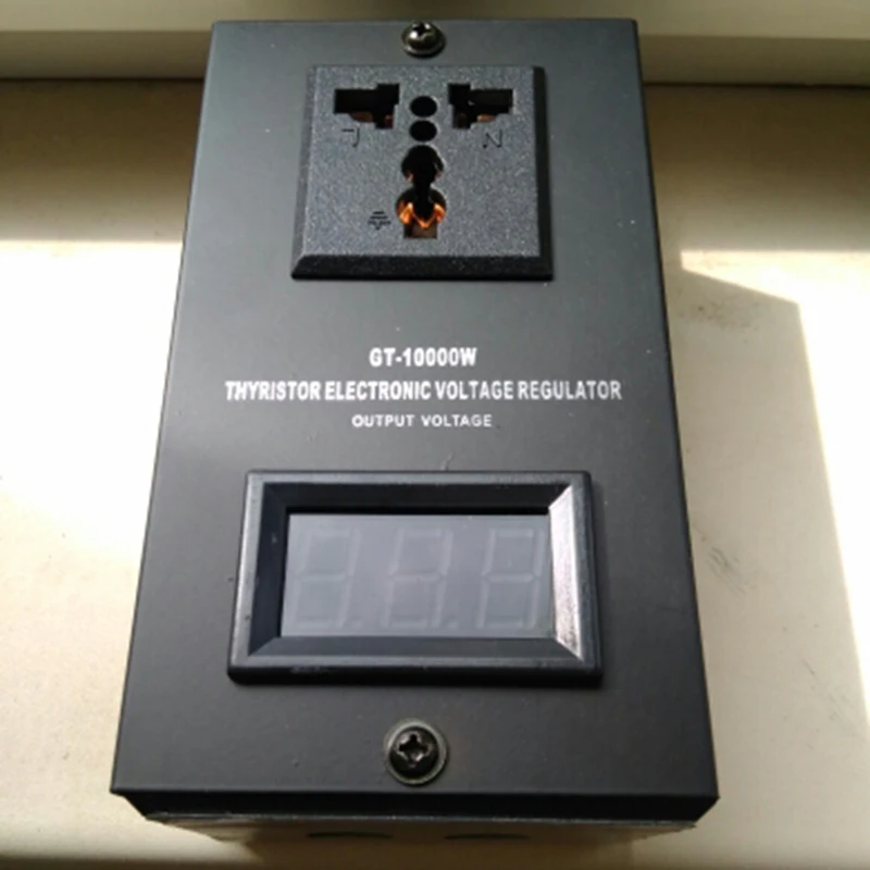 AC 220V 10000W SCR Regulador de tensão eletrônico Temperatura Velocidade Ventilador Controlador de ajuste do motor