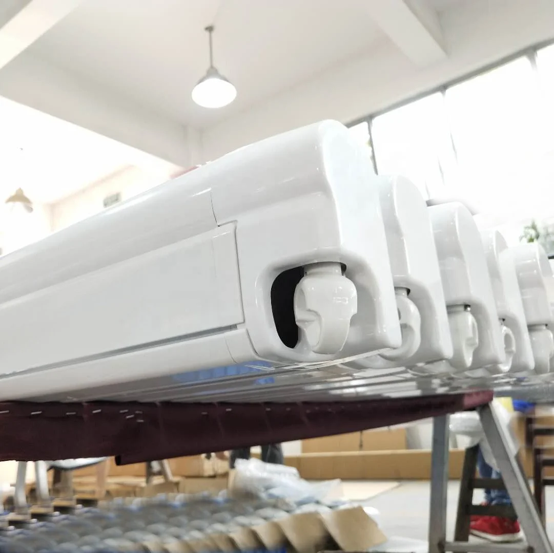 

White Motorized Retractable Campervan Awning Arms