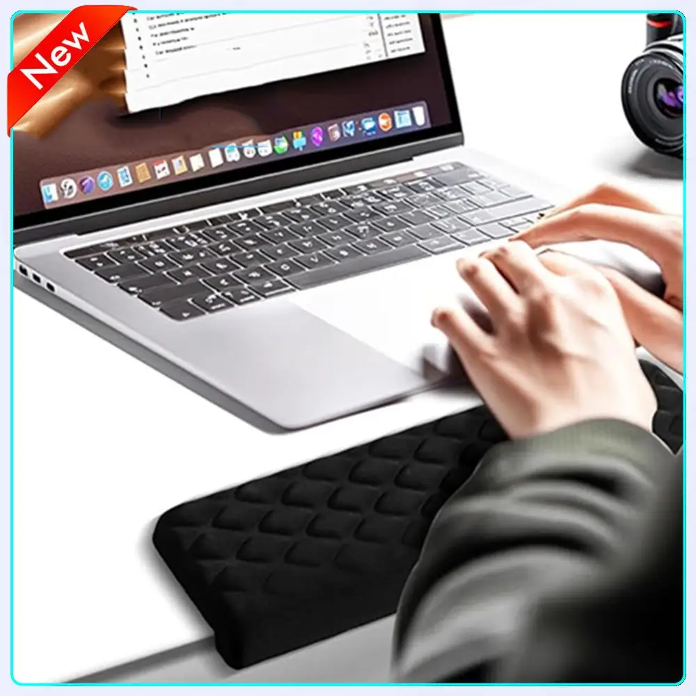 

2 Pack L-Shaped Keyboard Wrist Rest Pad Ergonomic Desk Edge Cushion Arm Rest Pads for Gaming Office Computer PC Painting Gaming
