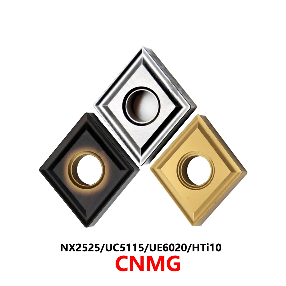 

Original CNMG120404 CNMG120408 CNMG120412 NX2525 UC5115 UE6020 HTi10 Carbide Inserts CNC Blade Tools CNMG 120404 120408 CNMG1204