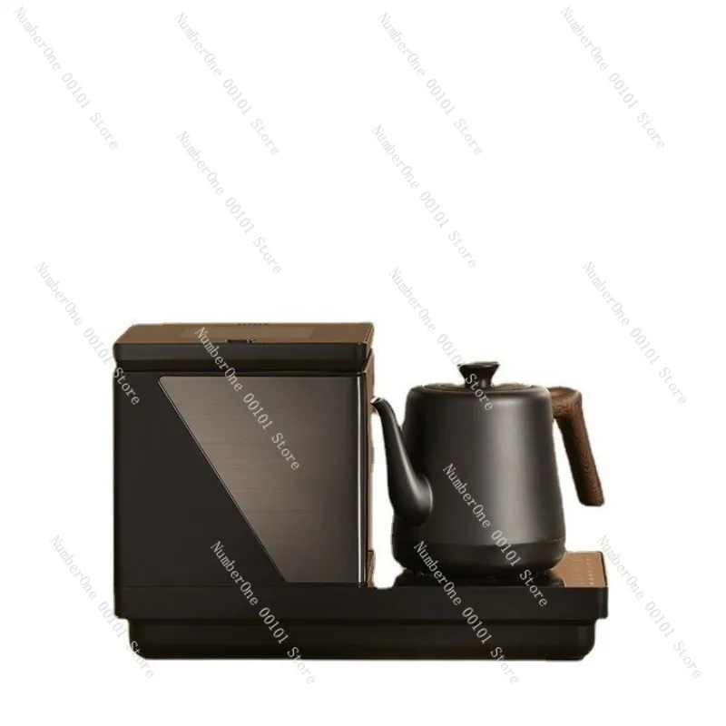 Smart Bottom Auto Water Filling Electric Tea Kettle Tea Maker Integrated Boiling Brewing and Cup Washing Pot Glass Tea Art