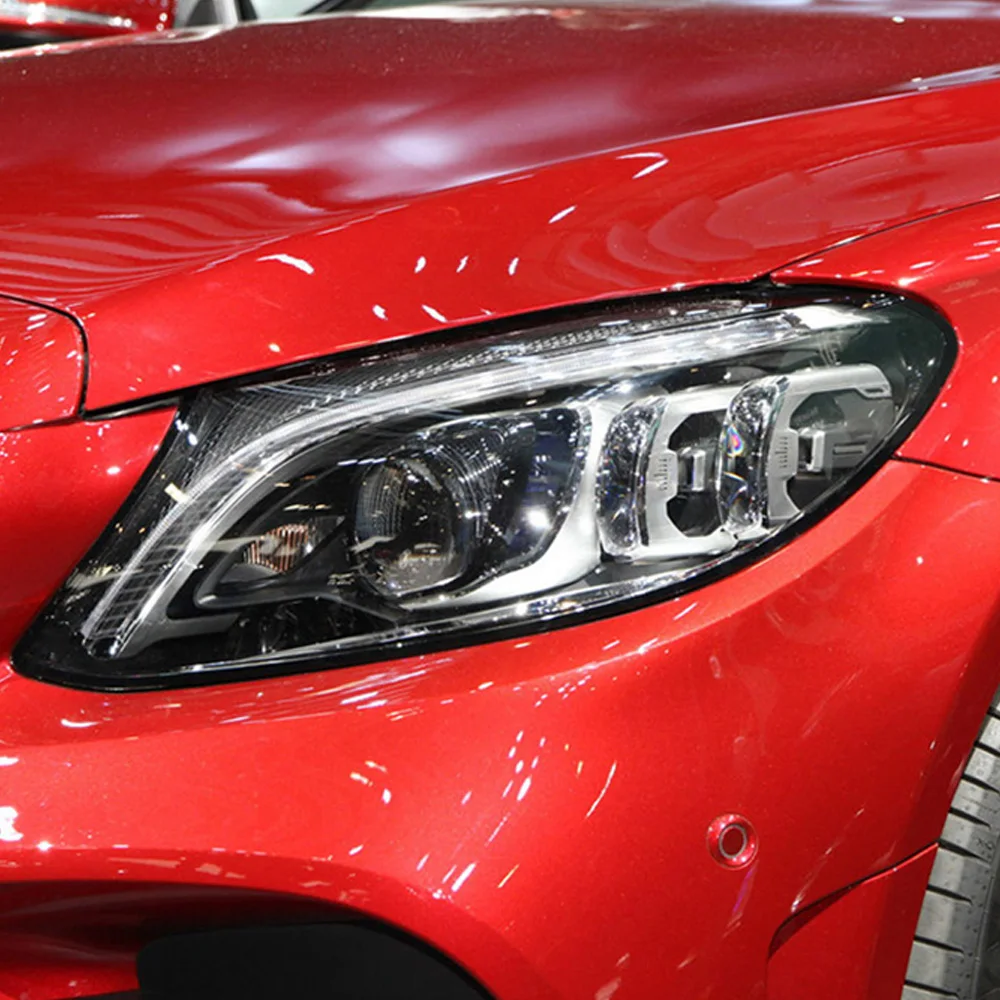 

Car Front Headlight Lens Cover Auto Case Headlamp Lampshade For Mercedes-Benz C-Class W205 C180 C260L C280 C300 2019 2020 2021
