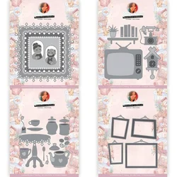 Piggy Craft metal cutting dies cut die mold Furniture decoration Scrapbook paper craft knife mould blade punch stencils dies