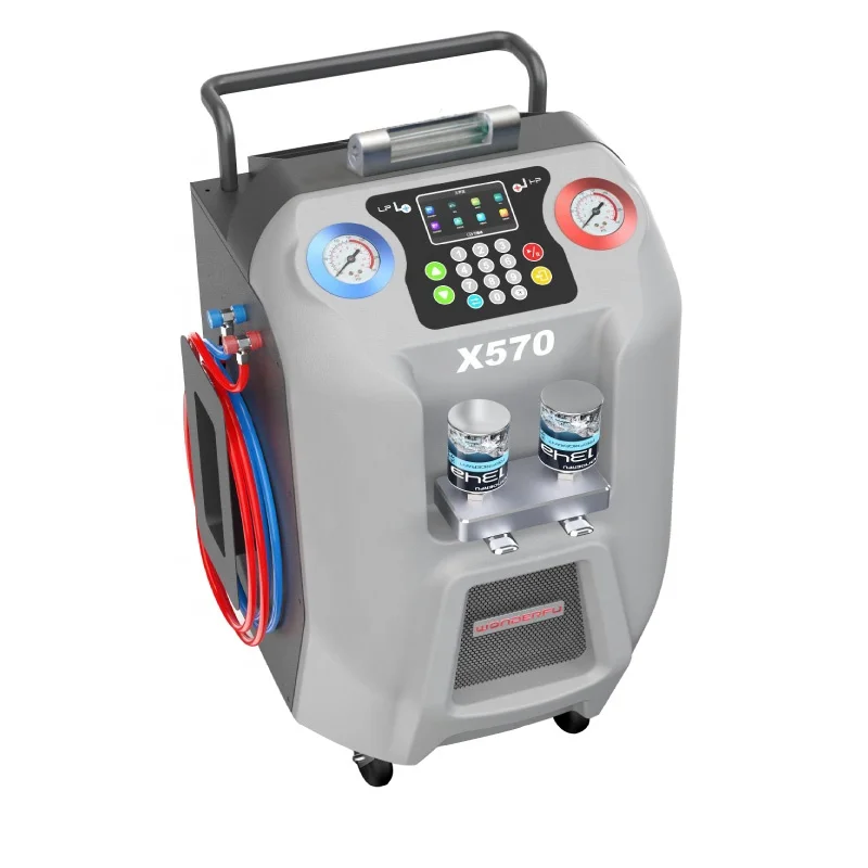 X570 Refrigerant Recharge Machine Ac Service Station Small Bottle Freon Recovery And Refilling Machine Wholesale