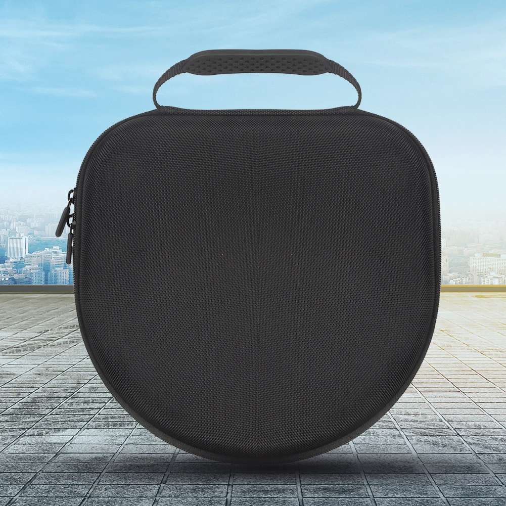 Жесткий чехол с сетчатым карманом, защитный чехол из ЭВА, водонепроницаемая защитная коробка для беспроводной гарнитуры для гарнитуры Apple AirPods Max