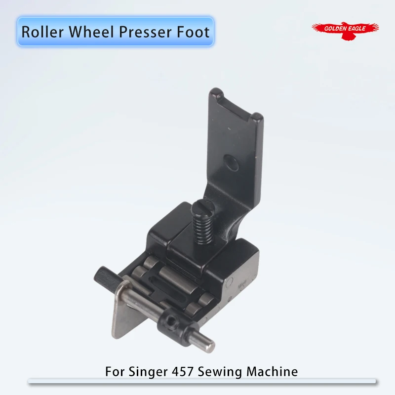Prensatelas guía de borde de rueda de rodillo R2284 para máquinas de coser Singer 107G, 457, JUKI LZ-1280, LZ-2280, LZ-2284, LZ-2290 en zigzag