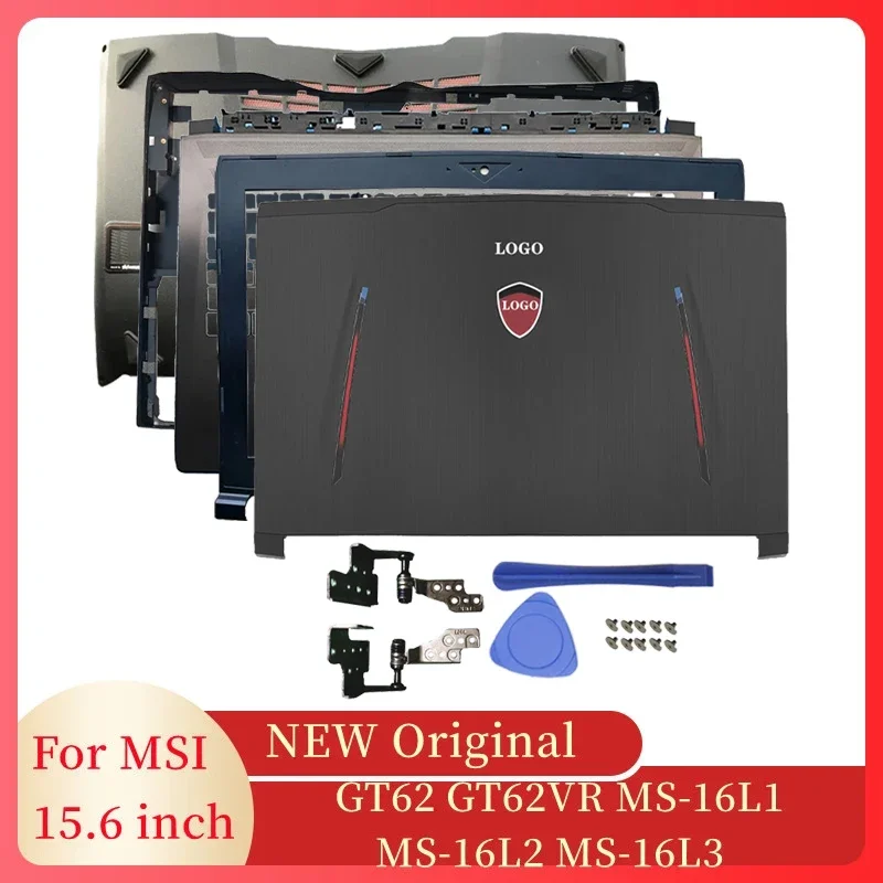 Laptop LCD Back Cover/Front Frame/Hinges/Palmrest/Bottom Case For MSI GT62 GT62VR MS-16L1 MS-16L2 MS-16L3 Laptops Frame Cas