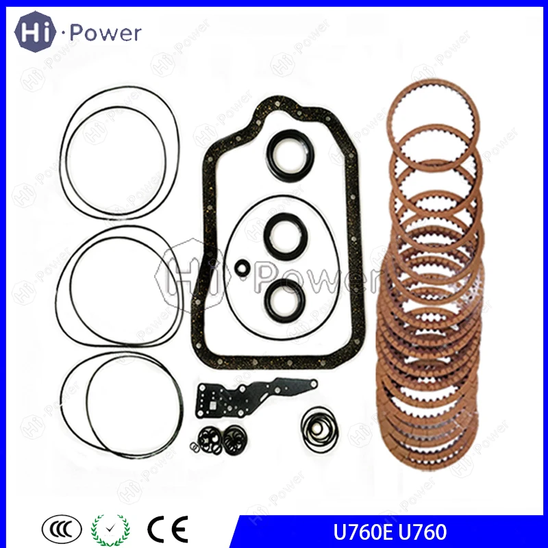 

U760 U760E ремонтный комплект уплотнения автоматической коробки передач, прокладки фрикционной пластины для Toyota Lexus, комплект дисков коробки передач