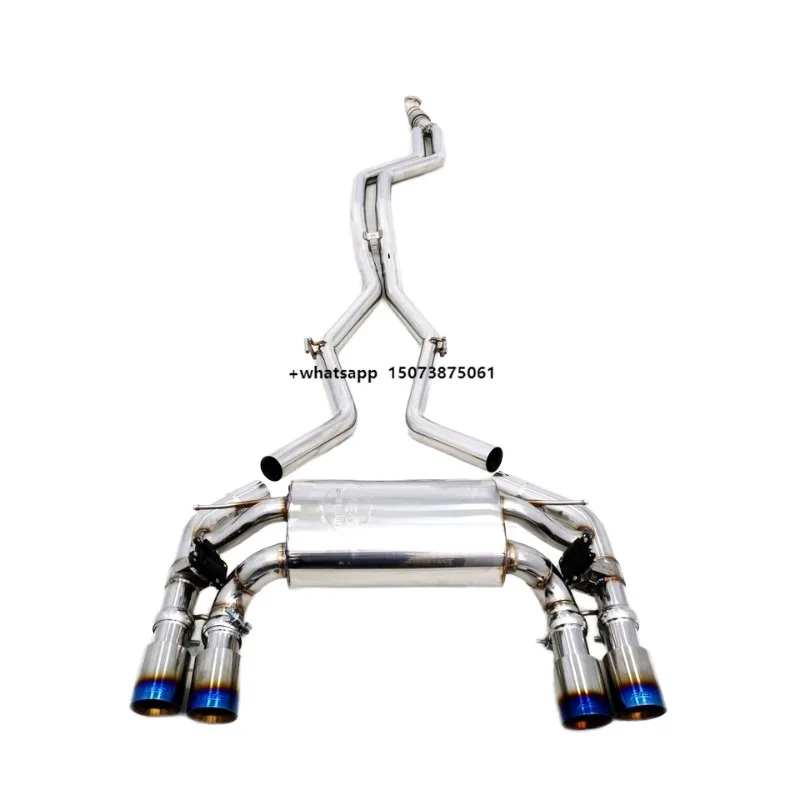 

Exhaust System with 89mm 304 Stainless Steel Muffler Catback Customized New Condition Starcar for M2 G87 S58B30A 3.0T