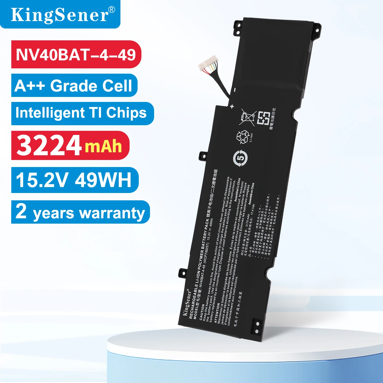 

KingSener NV40BAT-4-49 Laptop Battery For Thunderobot Iger S1 For Schenker XMG Core 14 For VAIO FH14 For Hasee S7-2021S7