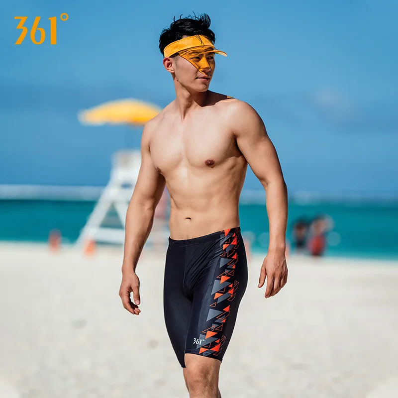 

Men Training WaterProof Professional Swimsuit Racing Swim Trunks Beach Boxer Shorts Sport Running Quick Dry Sailing Surf Pants