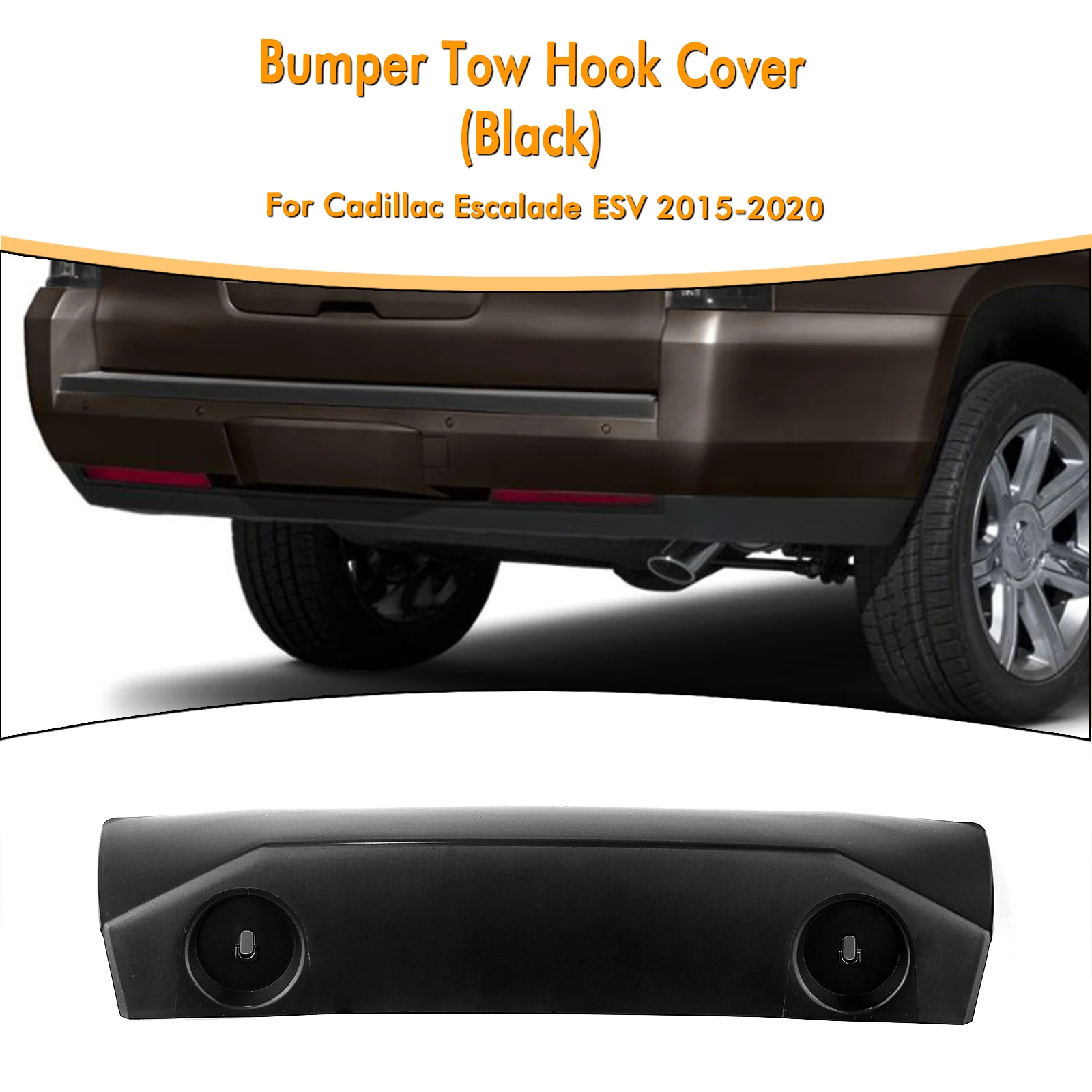 

Задний бампер автомобиля, фаркоп, накладка на крышку прицепа, крепление для Cadillac Escalade ESV 2015 2016 2017 2018 2019 2020