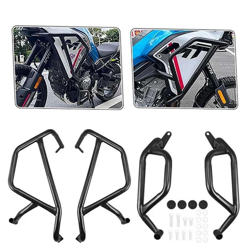 

Для 2024 + CFMOTO 450MT 450 MT 450mt MT450 MT защита двигателя мотоцикла, дорожная защита рамы, аксессуары для бампера