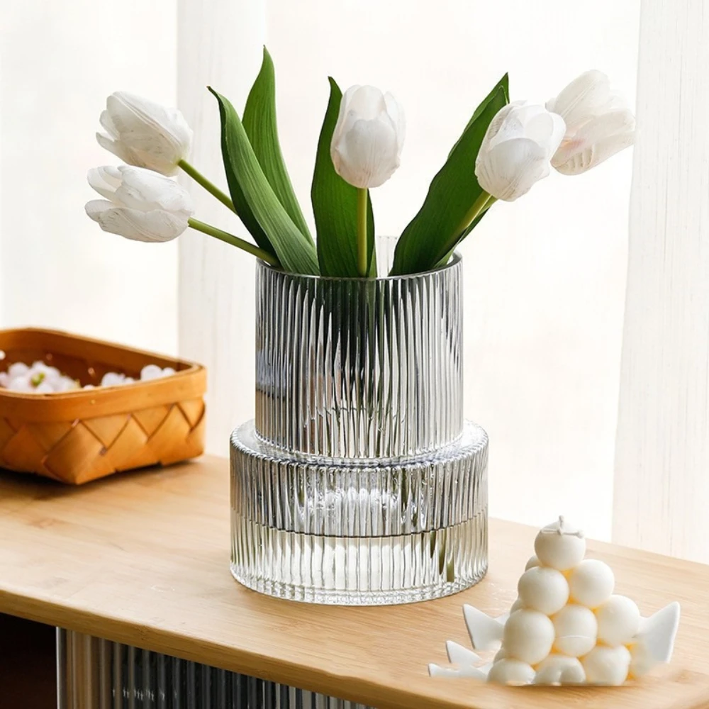 Simple Transparent Glass Strip - Glass Vase Nordic 评论和价格