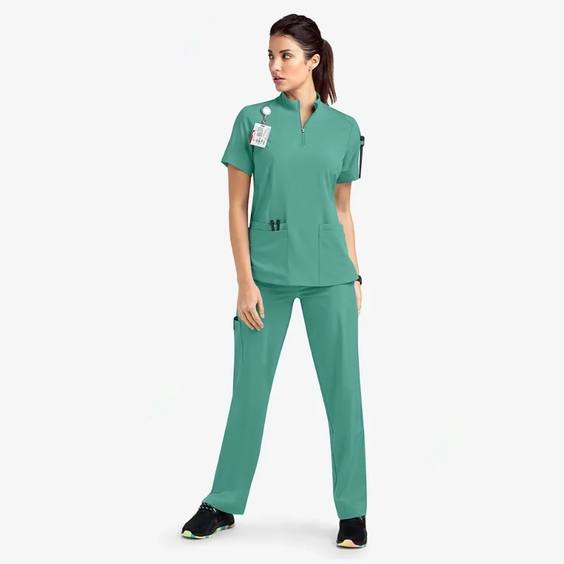 Vêtements de travail d'hôpital haut de gamme, uniformes médicaux de salle d'opération, ensembles de travail d'hôpital, fournitures médicales, robes chirurgicales dentaires pour infirmières