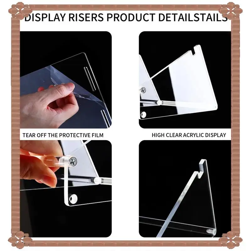 24-Hour Delivery Label Roll Holder For Rolls And Fanfold Labels,Acrylic Label Holder For Thermal Printer,For Desktop Label Print