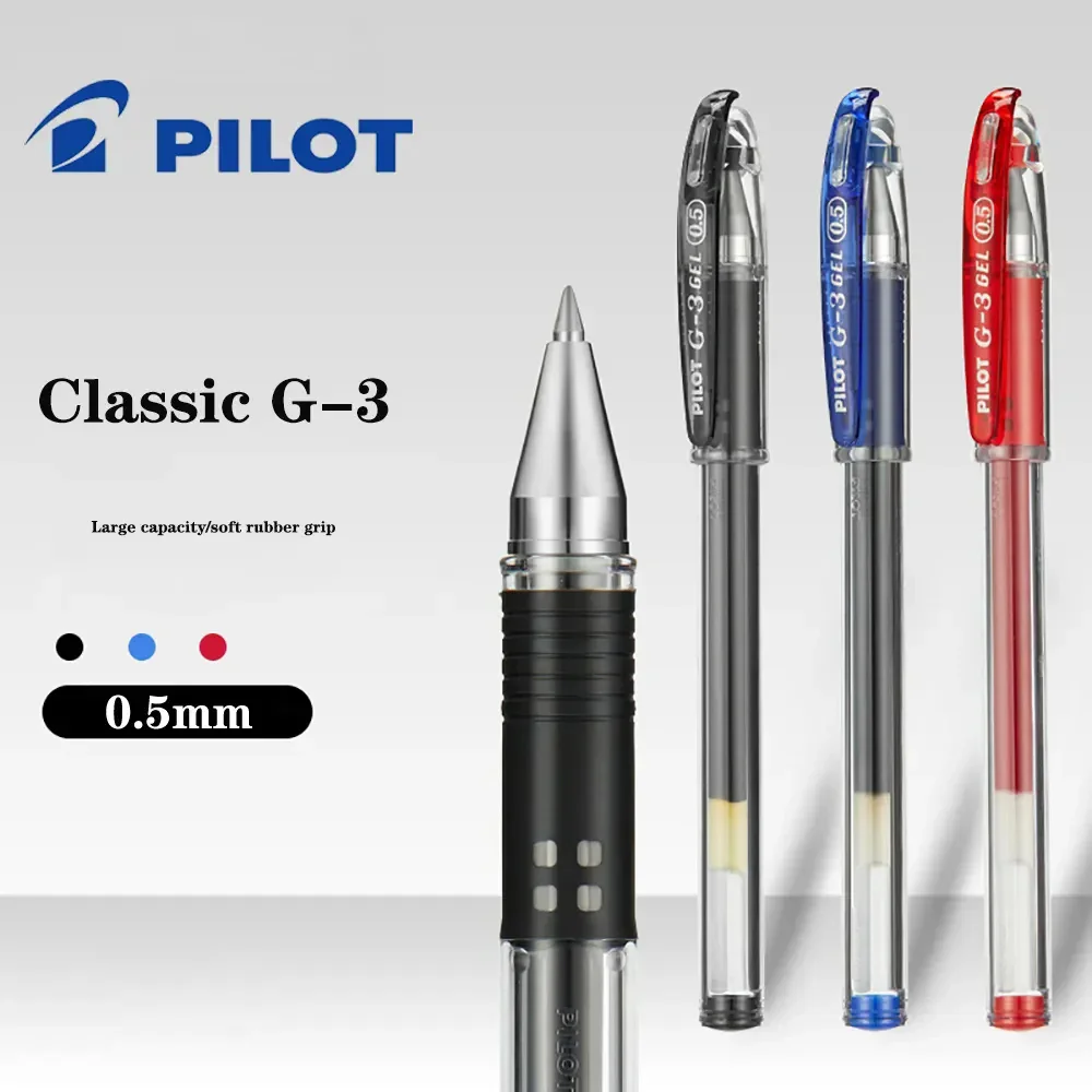 

1 шт., японская гелевая ручка PILOT BL-G3, супергладкая, большая емкость, офисная ручка для подписи, водяная ручка 0,5 мм, милые студенческие канцелярские принадлежности