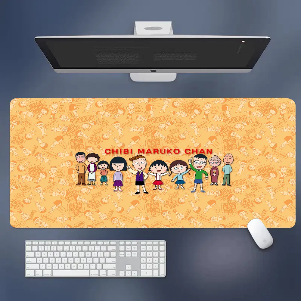 Catoon Chibi Maruko Chan Hot Durable Rubber Mouse Mat Pad Size For CSGO Game Player Desktop PC Computer Laptop