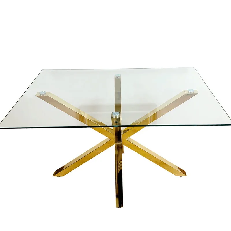Simple Modern Luxury Nordic Light Home Round Rectangle Home Furniture Dining Room Kitchen Dining Table