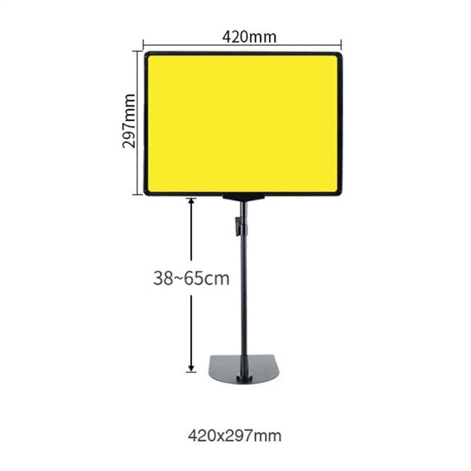 حامل علامة قابل للتعديل، عرض قائم على الأرض متعدد الاستخدامات * حامل بطاقة السعر